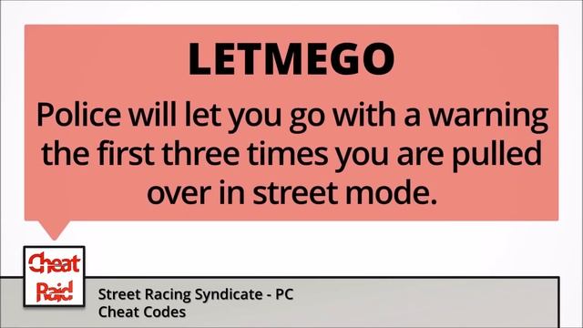 Street Racing Syndicate Cheat Codes | PC смотреть онлайн