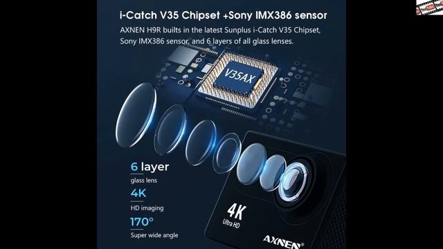 #Экшн-#камера #AXNEN #H9/#H9#R, #HD, 4#K, 1080#P, 30/60#fps, #Wi-#Fi, #комплектация #в #ассортимент смотреть онлайн