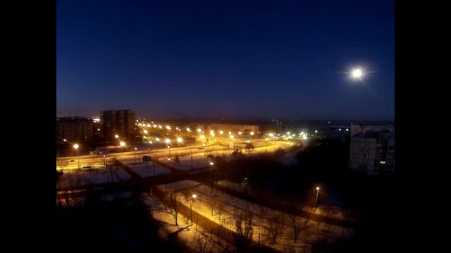 Таймлапс / Timelapse Порт сити Мариуполь ночь и утро смотреть онлайн