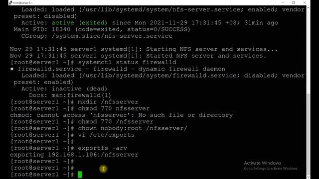 (Module 33) NFS server and client configuration | Linux - file share using NFS | Mount NFS share смотреть онлайн