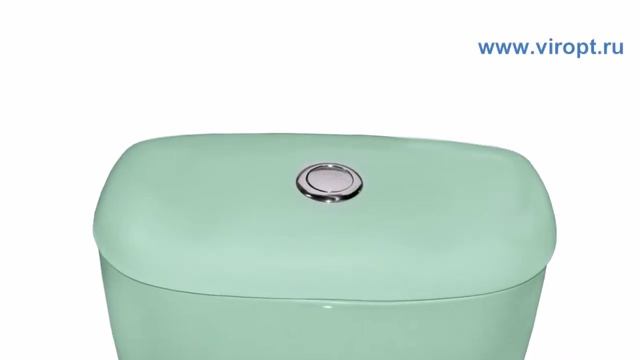 УНИТАЗ КОМПАКТ SANTERI "ВОРОТЫНСКИЙ" ЗЕЛЕНЫЙ смотреть онлайн