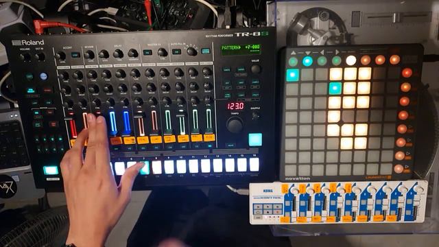 Halal Sol live on Roland TR8S, Novation Launchpad S & Korg NANOKONTROL смотреть онлайн