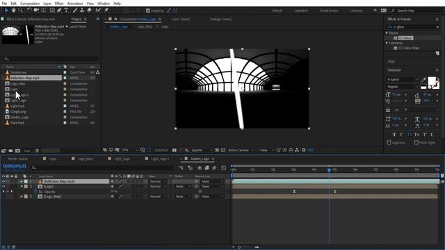 Tutorial After Effects - Membuat Intro Cinematic Golden Logo смотреть онлайн