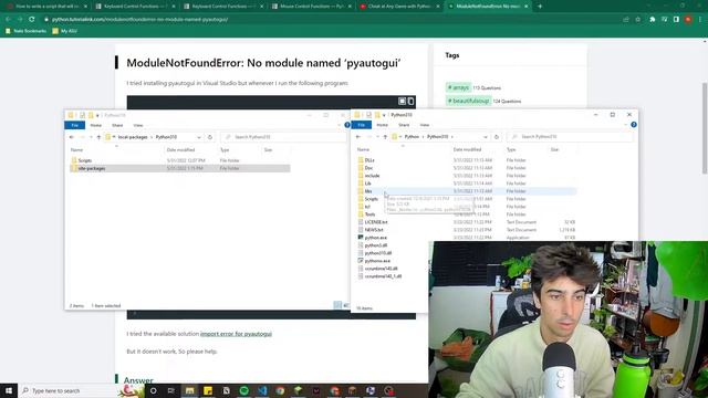 PYAUTOGUI fix ModuleNotFoundError: No Module Named 'pyautogui' смотреть онлайн