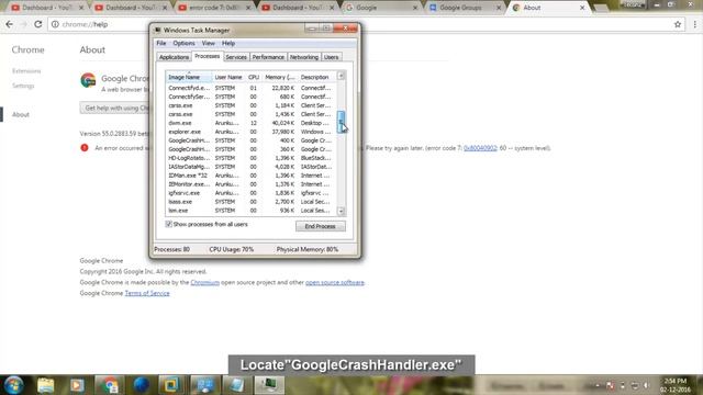 Fix An error occurred while checking for updates-Another operation on Google Chrome is in progress смотреть онлайн