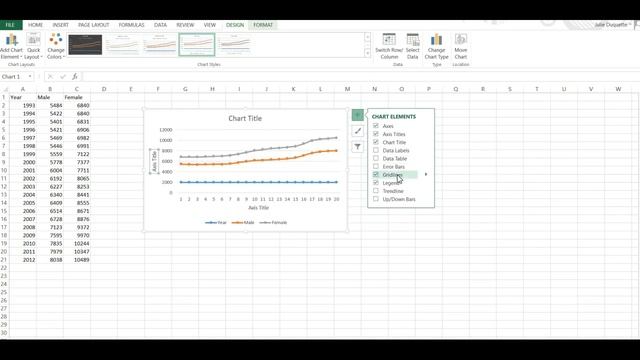 Creating a Time-Series Plot in Excel смотреть онлайн