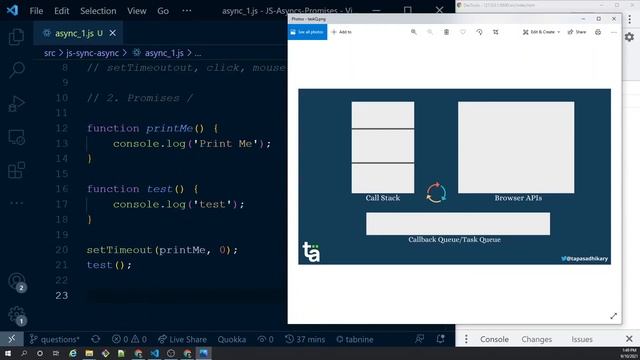 Synchronous vs Asynchronous JavaScript – Call Stack, Promises, and More смотреть онлайн