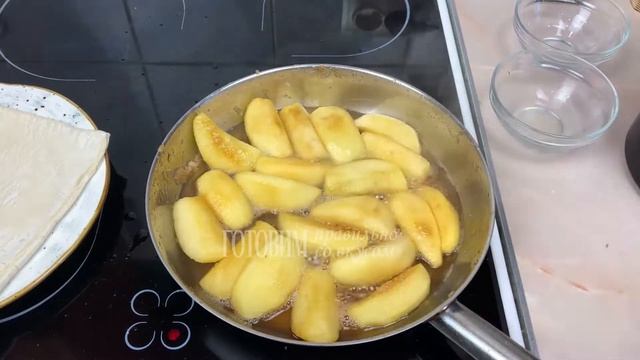 Яблочный пирог. Тарт Татен рецепт за 30 минут. Быстро и вкусно. смотреть онлайн