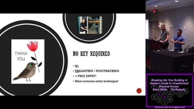 NolaCon 2019 Breaking Into Your Building A Hackers Guide to Unauthorized Physical Access Brent смотреть онлайн