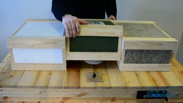 Эксперимент на подавление шума плитами МДВП Isoplaat Skano смотреть онлайн