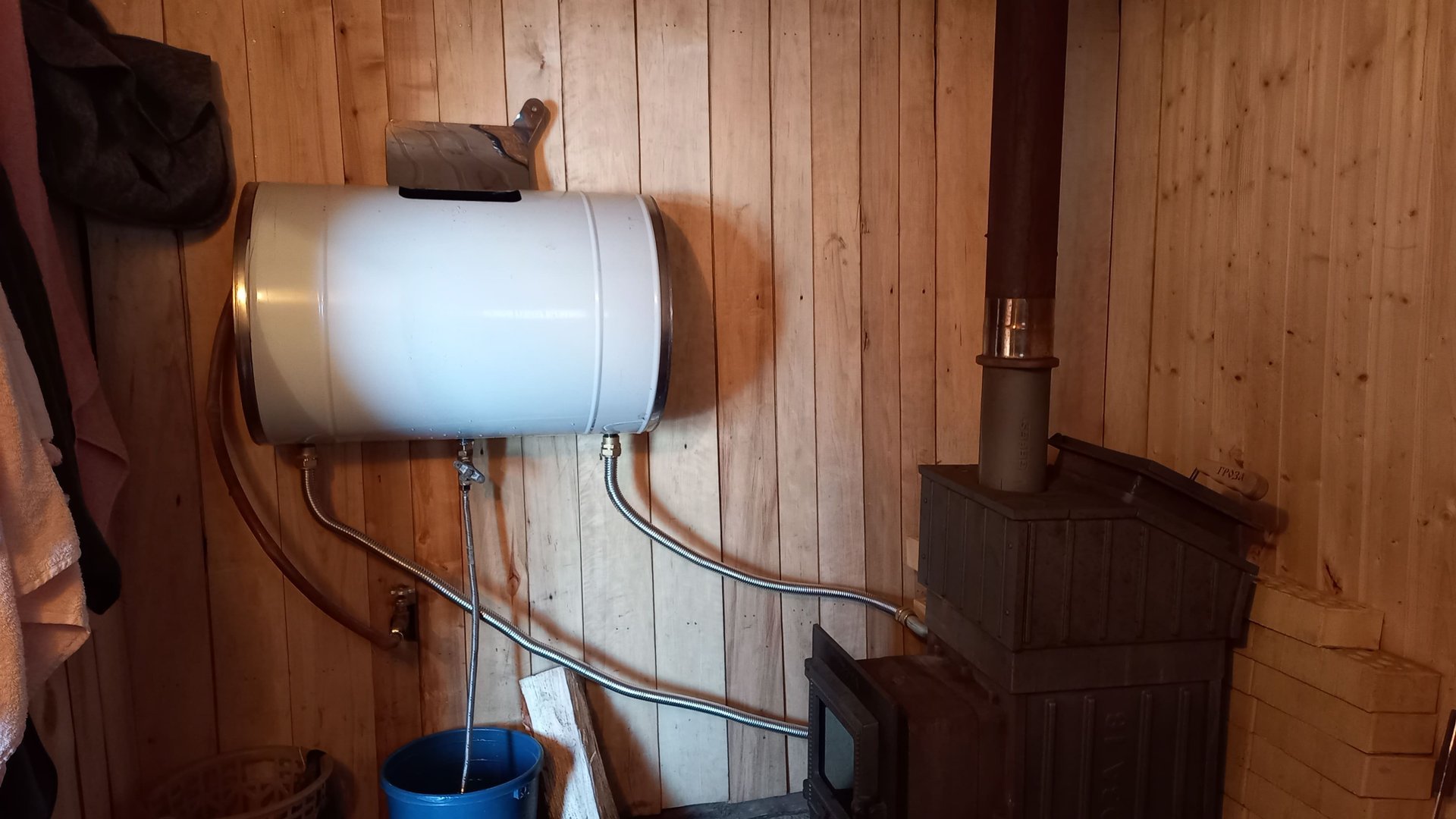 Как подключить Теплообменник Гефест от Печи к Баку для Воды? Наглядный Пример + Схема смотреть онлайн