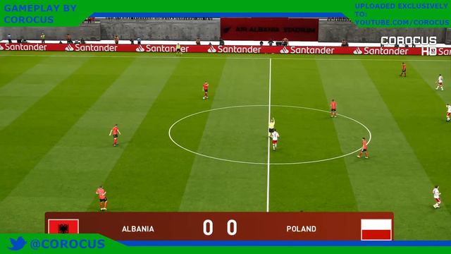 Albania Vs Poland | Air Albania Stadium | 2022 FIFA World Cup Qualifiers | PES 2021