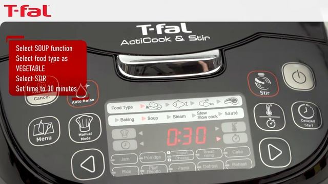 Butternut Squash Soup | ActiCook & Stir | T-fal Recipe смотреть онлайн