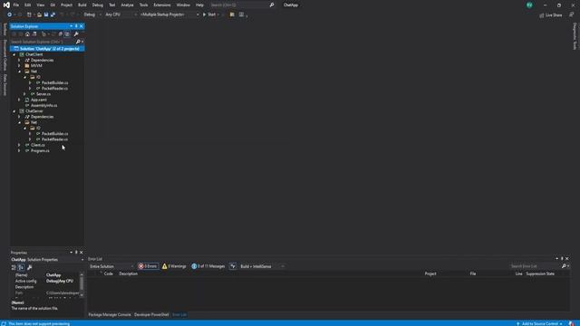 How To Create a Chat App and Server Tutorial WPF C# смотреть онлайн