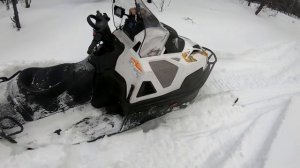 снегоход стелс викинг 800 небольшой  выезд