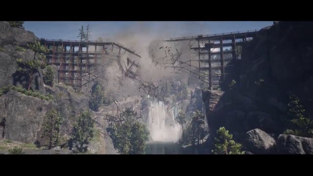 Red Dead Redemption 2 Destroying Bacchus Bridge смотреть онлайн