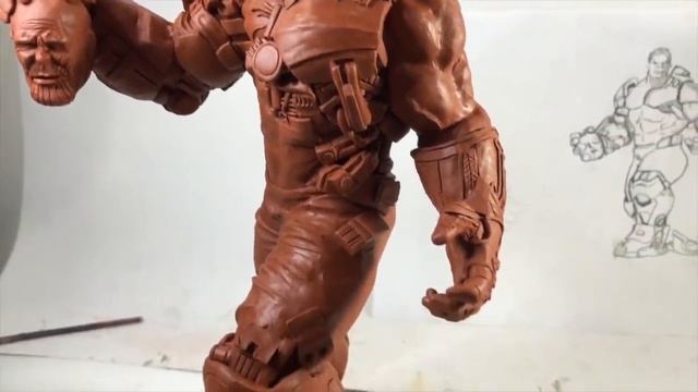 SCULPTING HULK Busting out of Hulkbuster & The Infinity Gauntlet | Avengers End Game смотреть онлайн