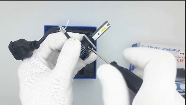 Обзор LED ламп K7 - H27 6500k смотреть онлайн