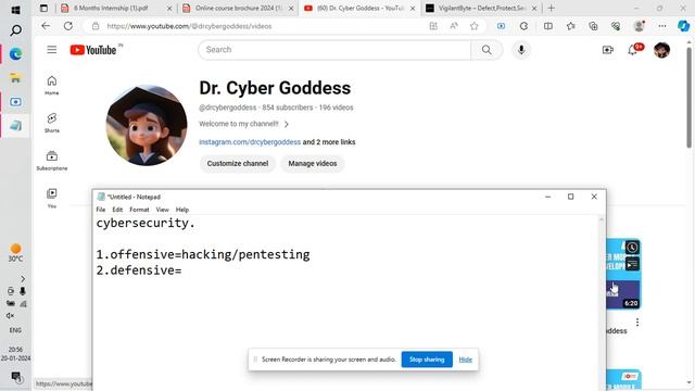 What Is Cybersecurity - Cybersecurity Training In Malayalam _ DrCyberGoddess