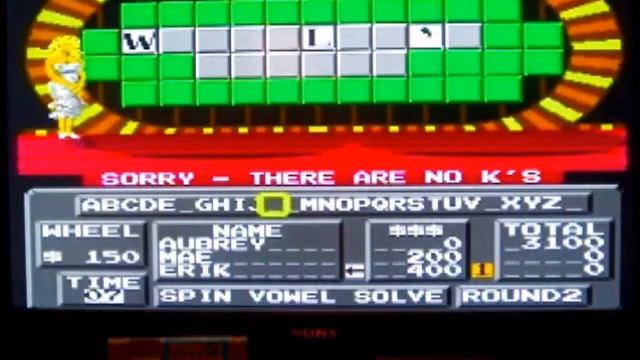 NES Wheel of Fortune Family Edition 2nd Run Game #7 смотреть онлайн