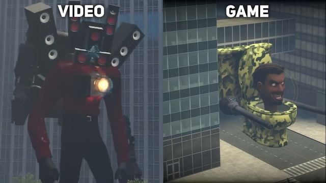 Skibidi Toilet Original Episodes vs Game Version смотреть онлайн