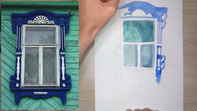 Как нарисовать окно смотреть онлайн