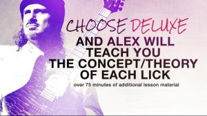 20 Dominant Tasty Licks and Phrases. Guitar Lessons by Alex Hutchings