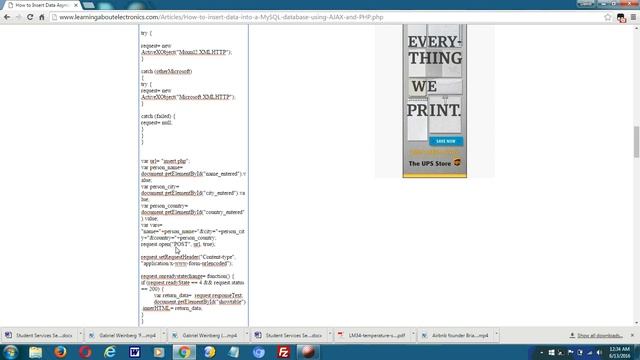How to Insert Data Asynchronously into a MySQL Database Using AJAX and PHP смотреть онлайн
