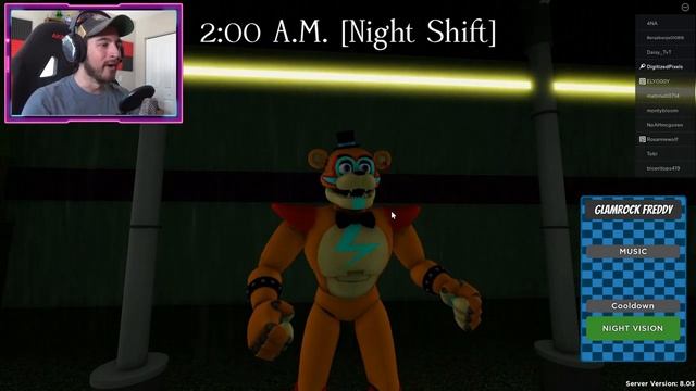 How to become GLAMROCK FREDDY in FREDBEAR'S MEGA ROLEPLAY - Roblox смотреть онлайн