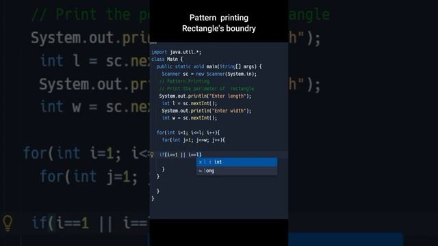 #17th Rectangle boundary printing | #java #patternprinting #coding #programming смотреть онлайн
