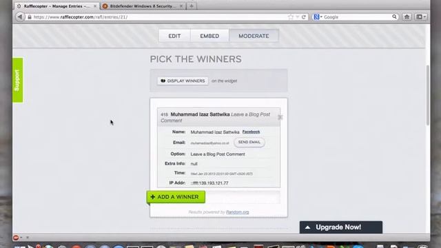 Bitdefender Windows 8 Security Giveaway Results смотреть онлайн