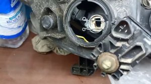 Установка ксенона в штатные линзы Джили МК.