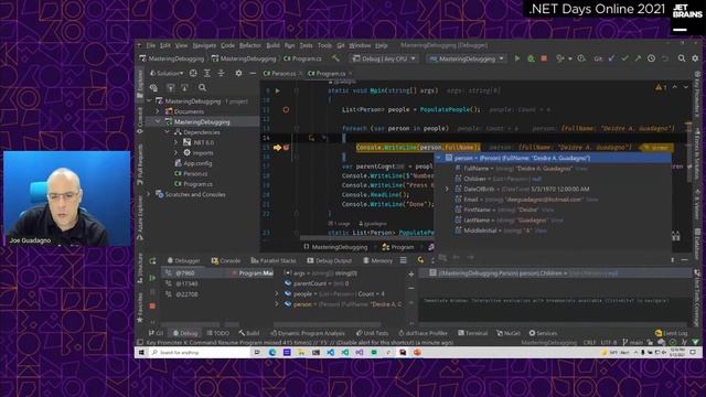 Debugging Tips and Tricks with JetBrains Rider, by Joseph Guadagno смотреть онлайн