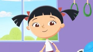 Зарядка для детей под музыку со словами в детском саду  Разминка  Спортания  Exercise for children