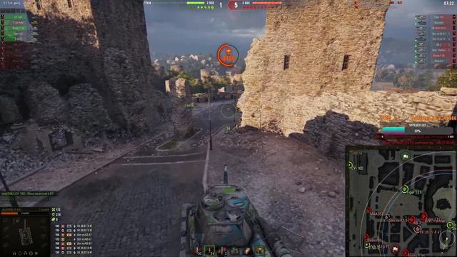 МИР ТАНКОВ - РАНГОВЫЕ БОИ - VI УРОВЕНЬ - ПОТ В 1К смотреть онлайн