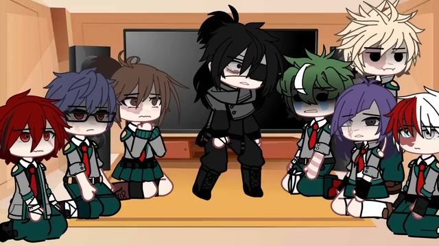 Mha React To Spider-man!deku And Deadpool!bakugou || Angst/fluff (?) || Part 1/1