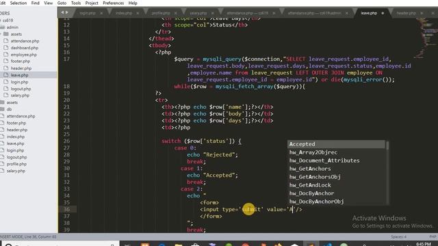 cs619 php|accept and reject leave request lecture #22 part1|last video смотреть онлайн
