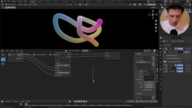 Geo Nodes Abstraction in Blender 3d смотреть онлайн