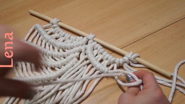 ??????? with ???? ?♀️ Makramee Engelsflügel Wandbehang DIY ?♀️ Macrame Angel Wings Wall Hanging смотреть онлайн