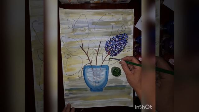 ЦДЮТ изостудия. Тема ,, Ветка сирени,, смотреть онлайн