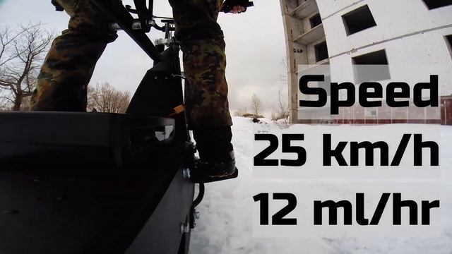 Silent Military Electric Snowmobile смотреть онлайн