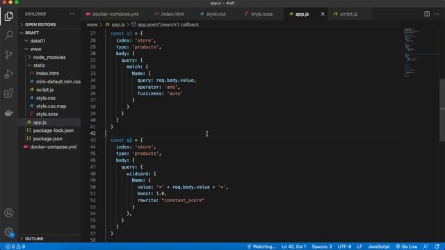 Поиск с ОПЕЧАТКОЙ по базе - Elasticsearch, Nodejs, Vanilla JS смотреть онлайн