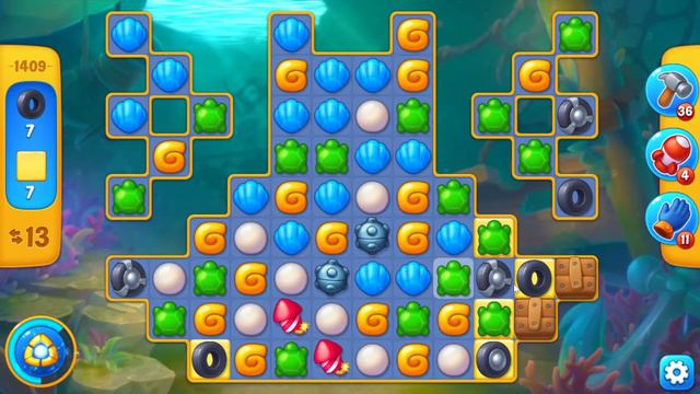 Fishdom 1409 Hard Level - NO BooSTERS смотреть онлайн