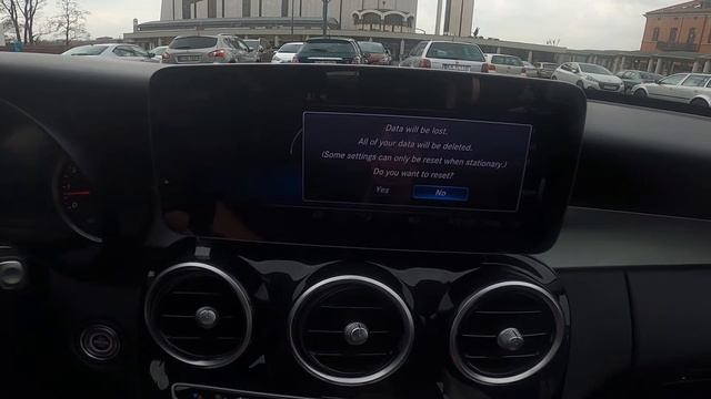How To Perform System Factory Reset In MERCEDES C Class W205 (2013–now) - Restore Factory Settings