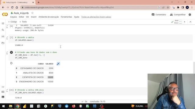 Aula 4 - Curso de Análise de dados com Python e Pandas - Primeirissimos Passos - Estatística смотреть онлайн