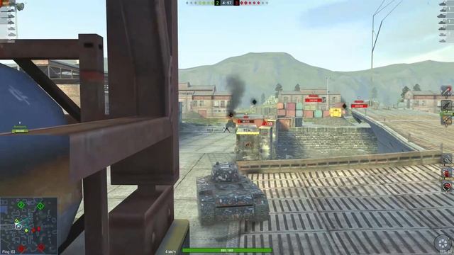 Противники встали афк чтоб отдать катку) World of Tanks Blitz смотреть онлайн