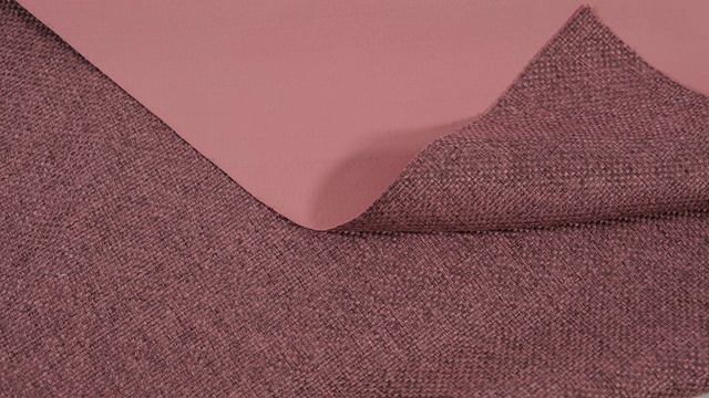 Ткань рогожка для штор коллекция «Монро» Blackout Брусничный смотреть онлайн