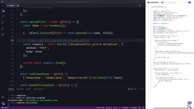 JavaScript HTML5 APIs 013 POST a FormData Object to Node.js смотреть онлайн
