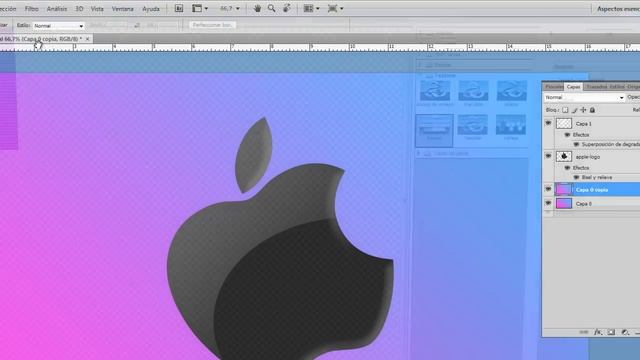 Tutorial Photoshop - Creación wallpaper Apple - HD смотреть онлайн