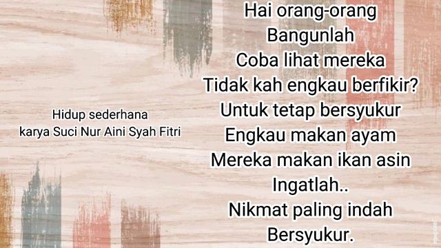 Puisi ciptaan sendiri yang tersinpirasi dari Syair Dagang Karya Hamzah Al-Fansuri смотреть онлайн